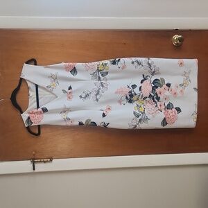 NEW YORK AND COMPANY Floral sleeveless midi dress size M